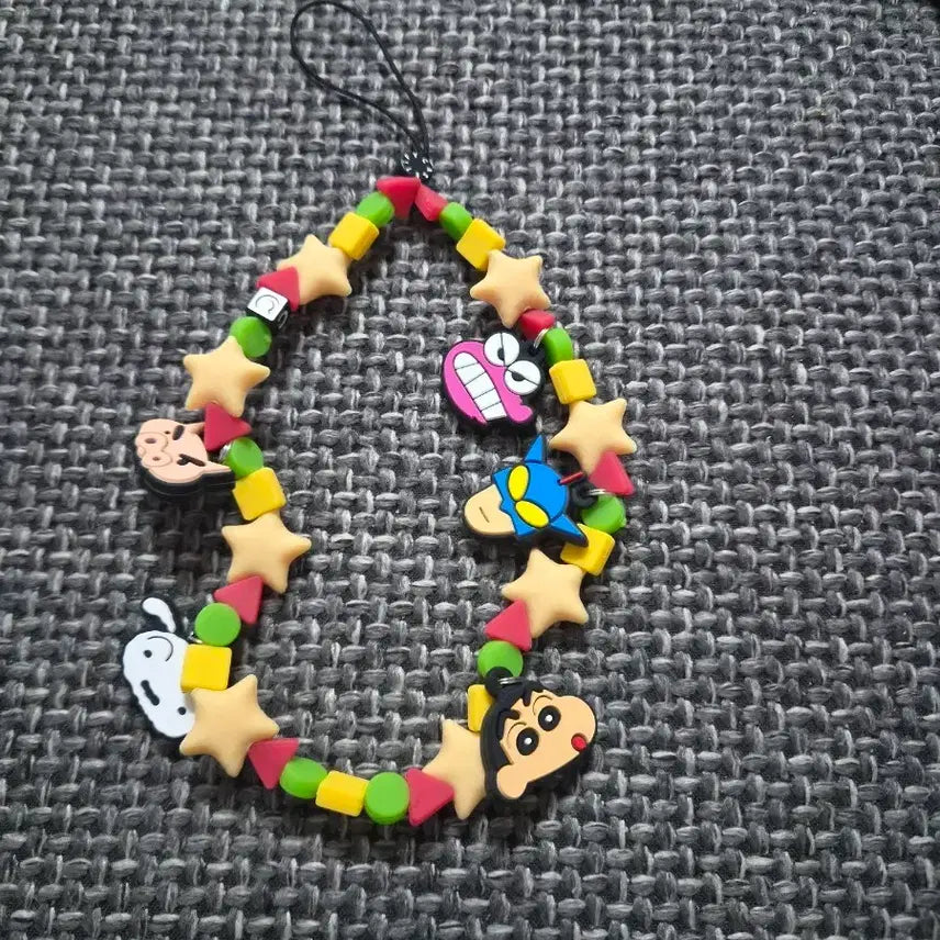 [BUNJANG] CASETiFY Bead Charm Set (Shinchan, Usagi, Toy Story, Hello Kitty, Miffy) / 케이스티파이 비즈키링 5종 (짱구/우사기/토이스토리/키티/미피)