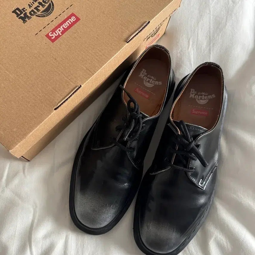 [BUNJANG] Dr. Martens Supreme 1461 Grey Silver Shoes / [290] 닥터마틴 슈프림 1461 그레이 실버