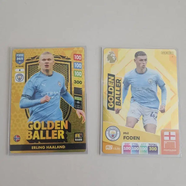 [BUNJANG] Panini Golden Baller Soccer Cards - Erling Haaland & Phil Foden / 축구 카드 파니니 골든 볼러, 다른 카드도 물어보시면 있는지확인해드립니다