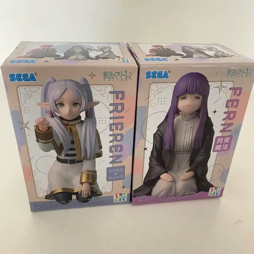 [BUNJANG] Frieren: Beyond Journey's End Frieren & Fern Chokonose Figure Bundle Set (2 Types, Sealed) / 장송의프리렌 초코노세 프리렌 페른 세트 2종일괄 미개봉
