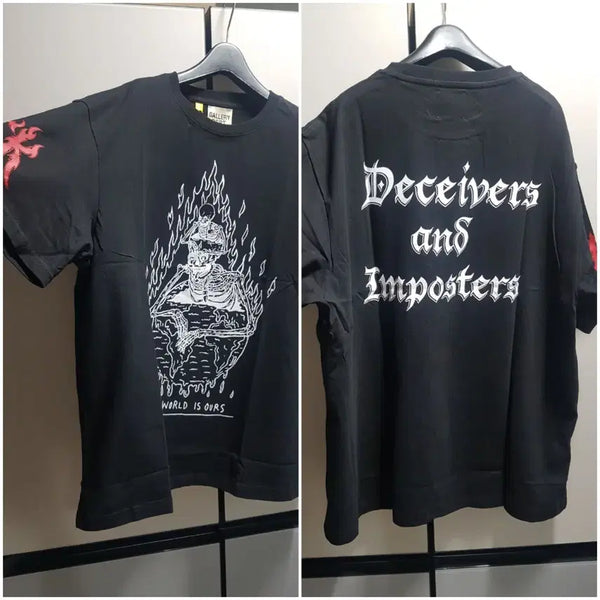 [BUNJANG] Gallery Dept Skull Short Sleeve T-Shirt XL / 새옷)정품 Gallery dept 해골반팔티 XL