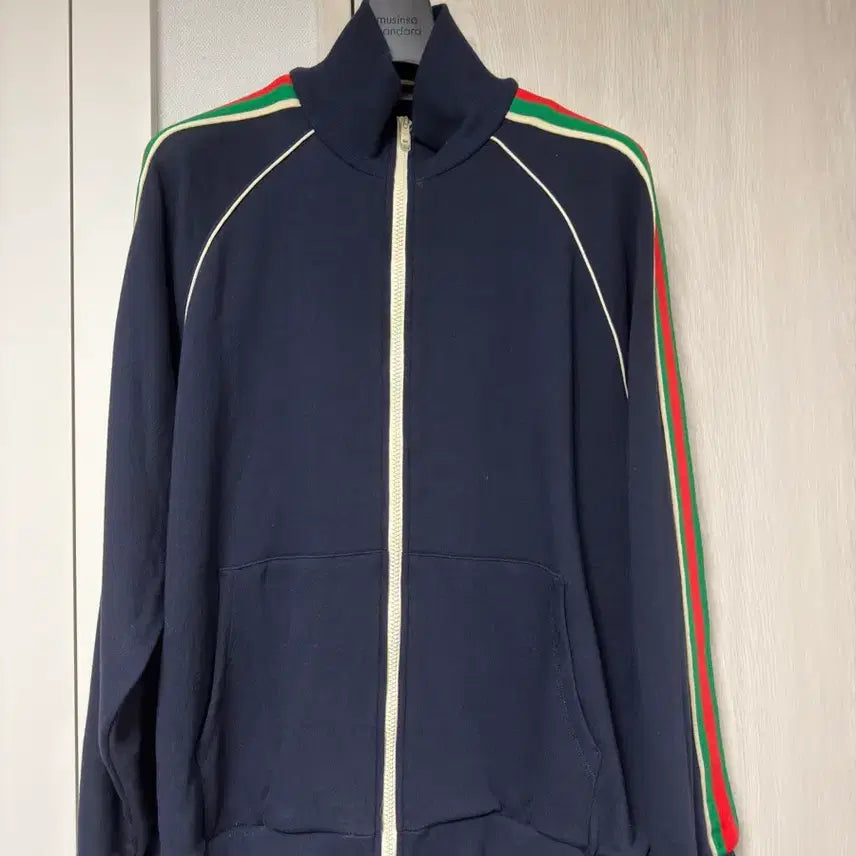 [BUNJANG] Gucci Track Jacket Navy L / 구찌 트랙 자켓 L