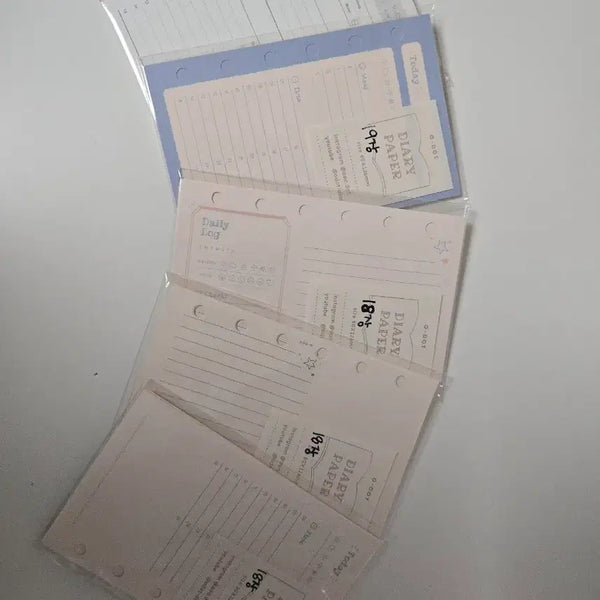 [BUNJANG] Odot Diary Refill Inserts A7 Size / 오닷님 다이어리 속지 a7사이즈