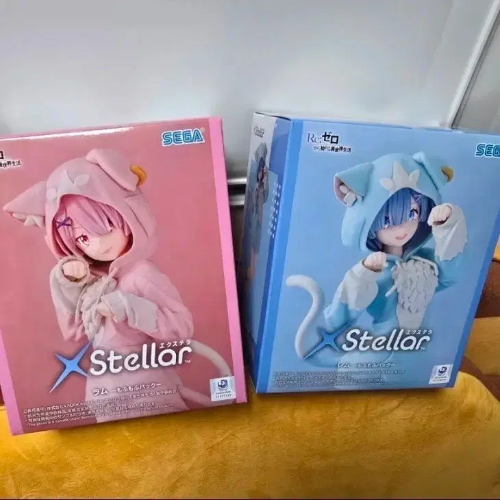 [BUNJANG] Sega Re:Zero Ram/Rem Exella Figure Bundle Set (Sealed) / 미개봉 일괄 모후모후팩 세가 리제로 렘/람 엑스텔라 피규어