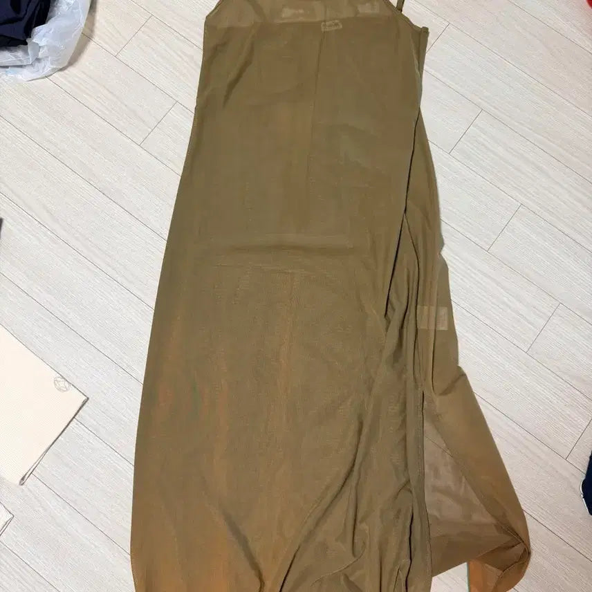 [BUNJANG] Theilma Brown Long Dress / 더일마 브라운 롱 원피스
