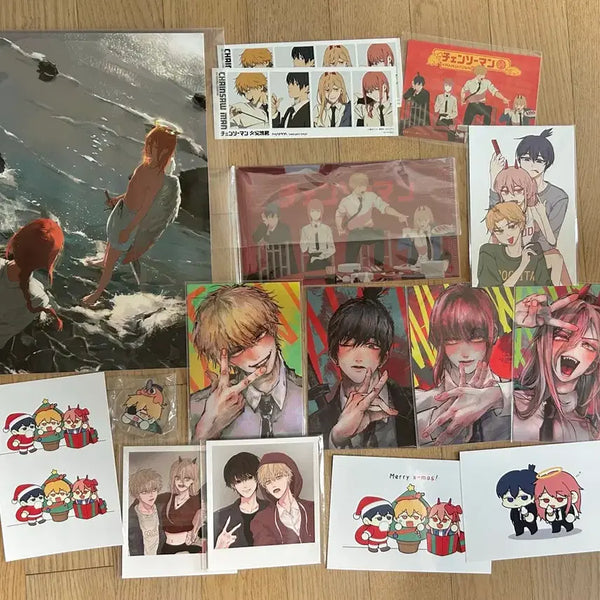 [BUNJANG] Chainsaw Man Postcard, Poster, and Photo Booth Print Set / 체인소맨 엽서 null 눌님 이거존맛님 포스터 프박