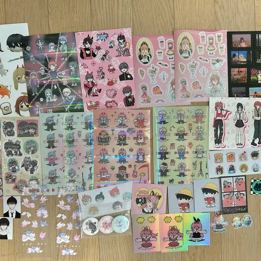 [BUNJANG] Chainsaw Man Sticker Bundle / 체인소맨 소소님 묘해님 등 스티커 일괄