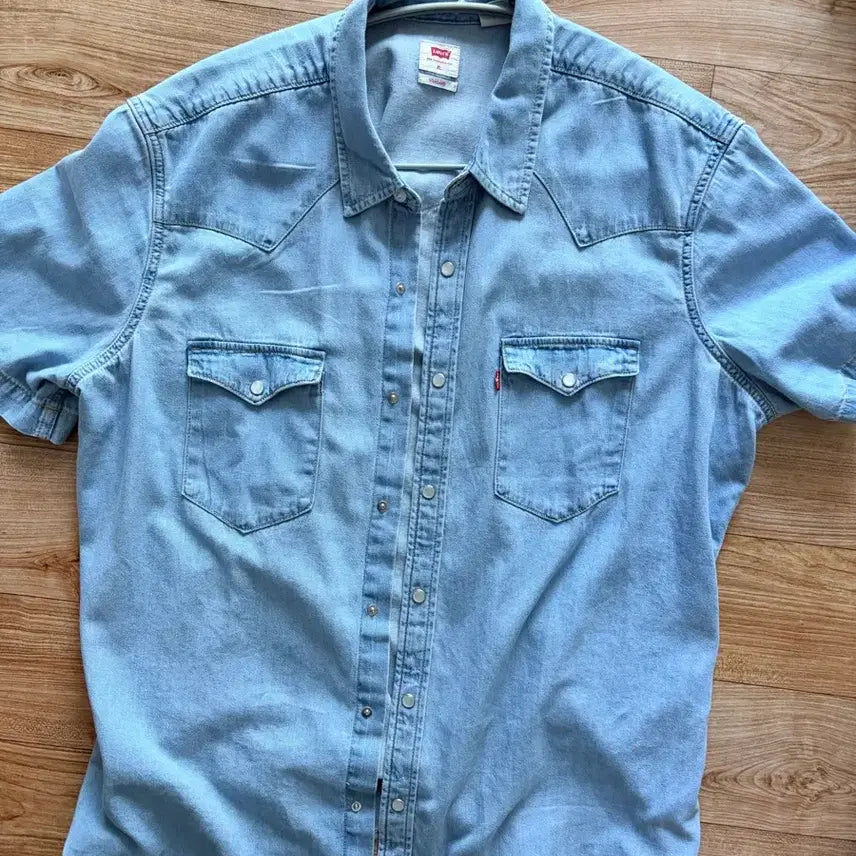 [BUNJANG] Levi's Western Denim Shirt XL / 리바이스 웨스턴 데님 셔츠 XL