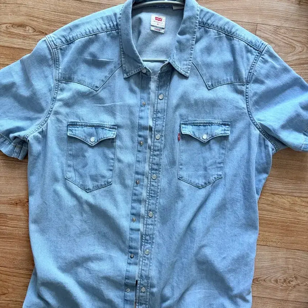 [BUNJANG] Levi's Western Denim Shirt XL / 리바이스 웨스턴 데님 셔츠 XL