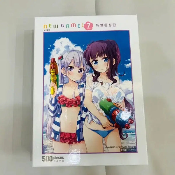 [BUNJANG] NEW GAME! Volume 7 Limited Edition 500-Piece Jigsaw Puzzle (Unassembled) / NEW GAME! 뉴게임! 7권 특별한정판 500피스 퍼즐(퍼즐미개봉)