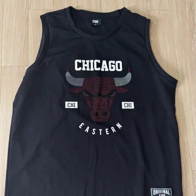 [BUNJANG] Chicago Bulls Sleeveless T-Shirt Black 2XL / 시카고 불스 나시 티셔츠 검정 2XL