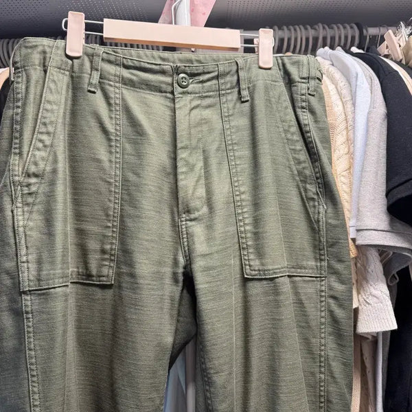 [BUNJANG] Musinsa Standard Replica Fatigue Pants Khaki Size 32 / 무신사스탠다드 레플리카 퍼티그 팬츠 카키 32사이즈