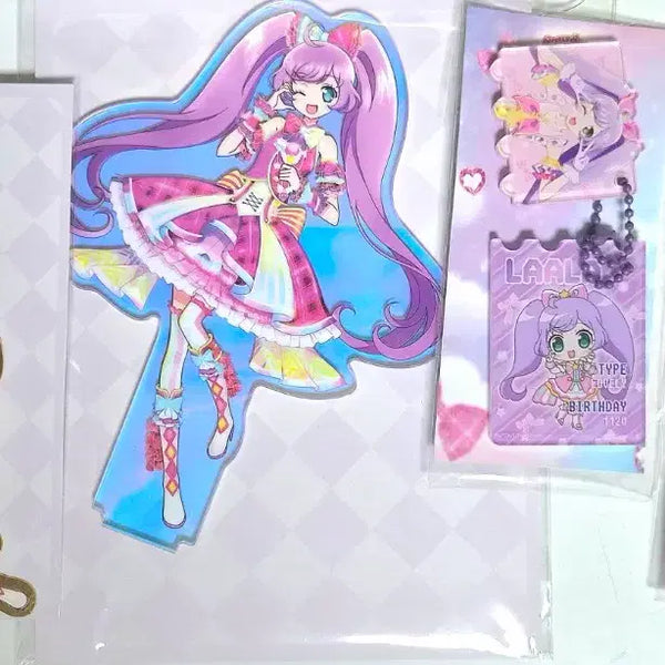 [BUNJANG] Pripara ManaKa Lala Acrylic Stand, Bookmark, Acrylic Keychain / 프리파라 브이스퀘어 팝업 마나카 라라 아크릴스탠드 책갈피 아크릴 키링