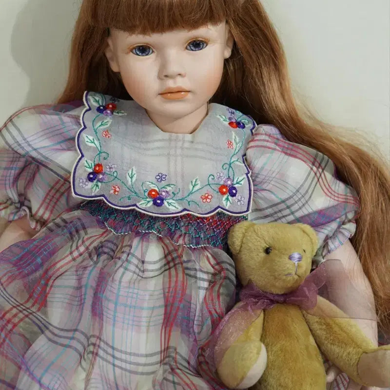 [BUNJANG] Polldoll 24-inch Porcelain Doll 'Alicia' / 폴린돌 24인치.포세린돌.포세린인형.비스크돌