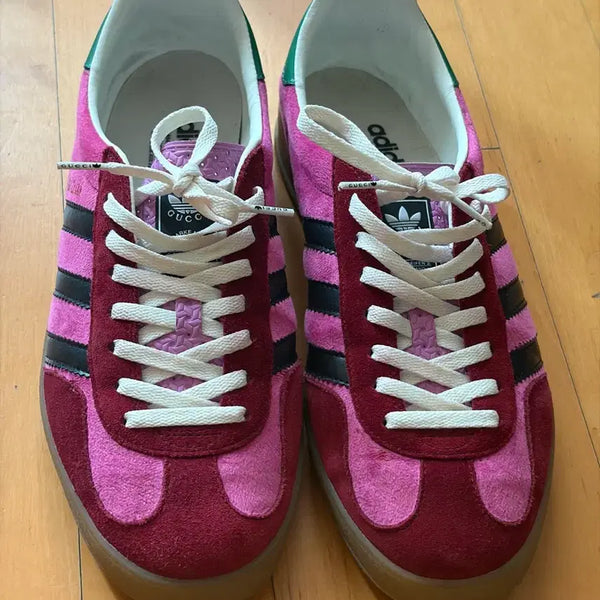 [BUNJANG] Adidas Gazelle Sneakers Pink Velvet / 아디다스 가젤 스니커즈 핑크 벨벳 44 280