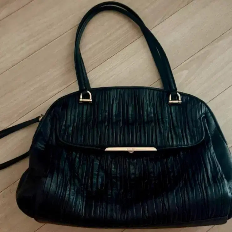 [BUNJANG] Coach Shirring Tote Bag Black / 코치 셔링 토트백 블랙 정품