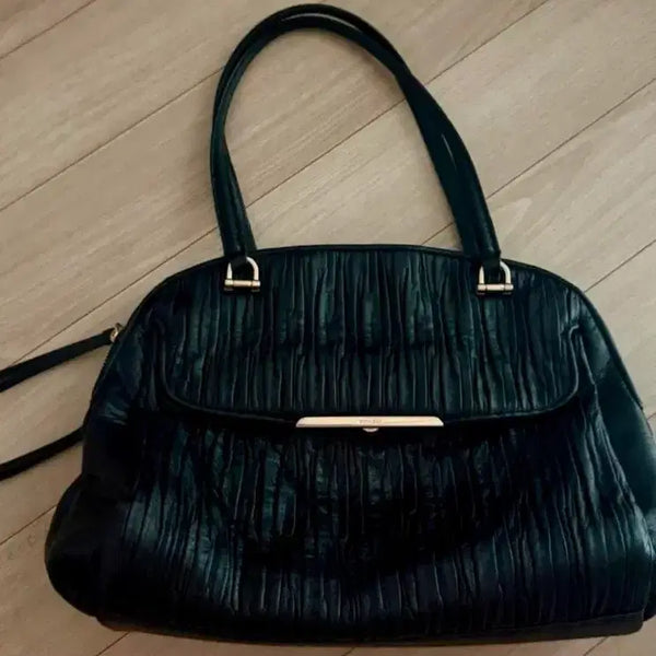 [BUNJANG] Coach Shirring Tote Bag Black / 코치 셔링 토트백 블랙 정품