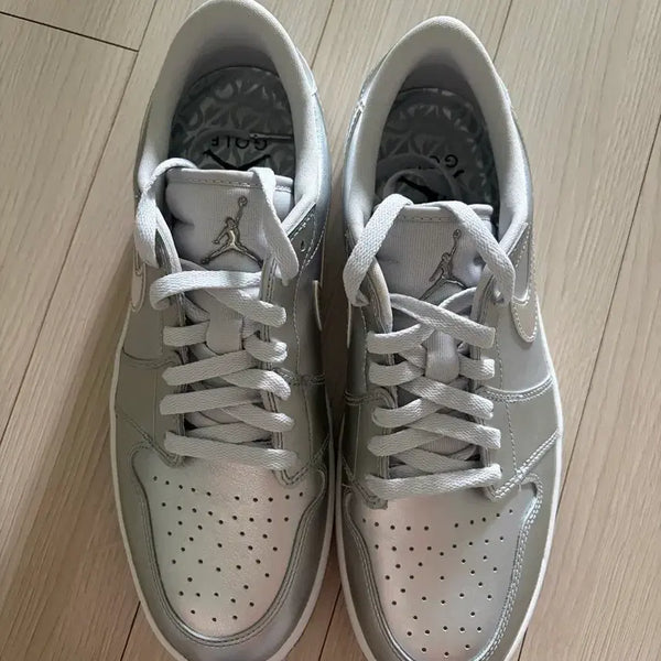 [BUNJANG] Air Jordan 1 Golf Metallic Silver Shoes (28cm) / 조던1 골프 메탈릭 실버 280mm 새상품