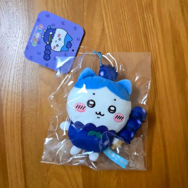 [BUNJANG] Chiikawa Pocket Fruit Mascot Keychain - Blueberry Hachiware (Sealed) / 치이카와 포켓 프루트 마스코트 키링 블루베리 하치와레 미개봉