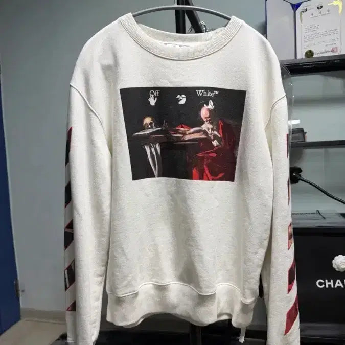 [BUNJANG] Off-White Caravaggio Sweatshirt / 오프화이트카라바조맨투맨