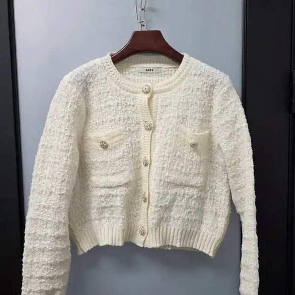 [BUNJANG] GGPX 2024 Jeweled Button Cardigan / 2024 GGPX 보석단추 가디건