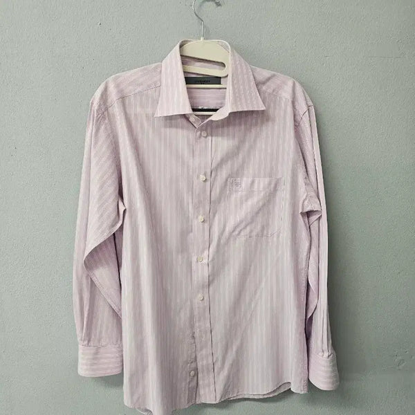[BUNJANG] Givenchy Striped Shirt Pink / 지방시 스트라이프 셔츠 연핑크