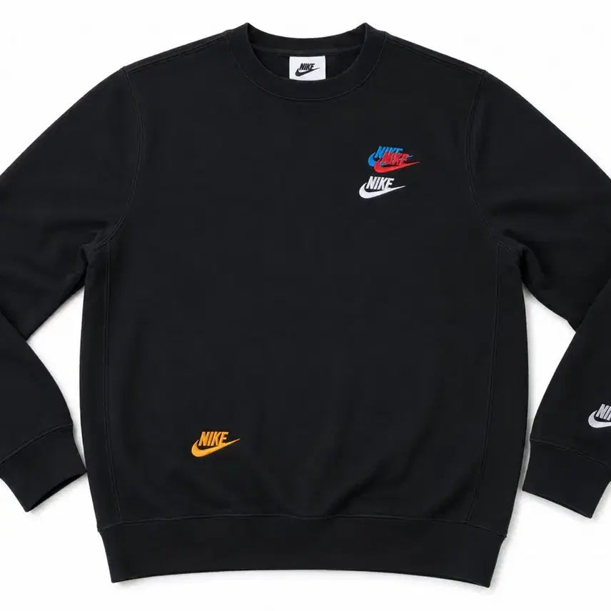 [BUNJANG] Nike Black Swoosh Sweatshirt L / 나이키 블랙 스우시 맨투맨 L