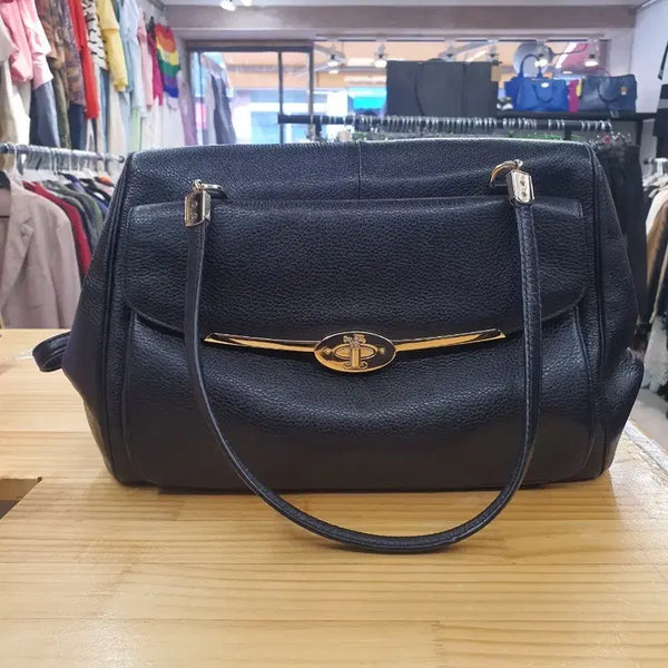 [BUNJANG] Coach Madison Madeline Leather Satchel Bag 25166 Black / [정품/상태최상] 코치 매디슨 매들린 가죽 새첼백 25166 (블랙)