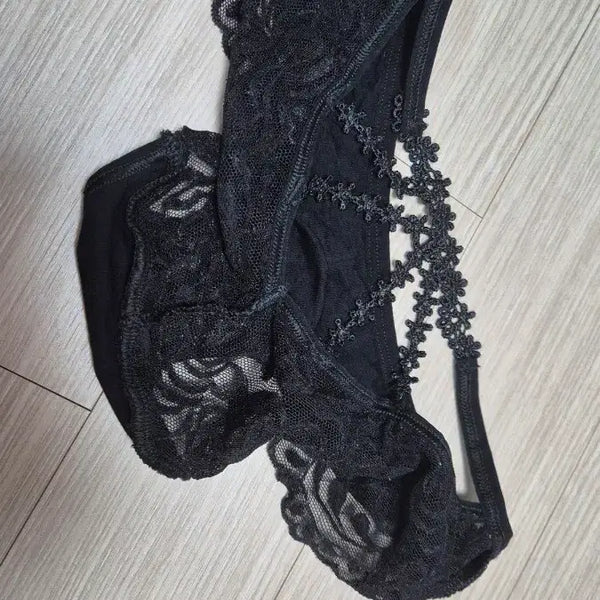 [BUNJANG] Black Lace Panty / 블랙 레이스 팬티