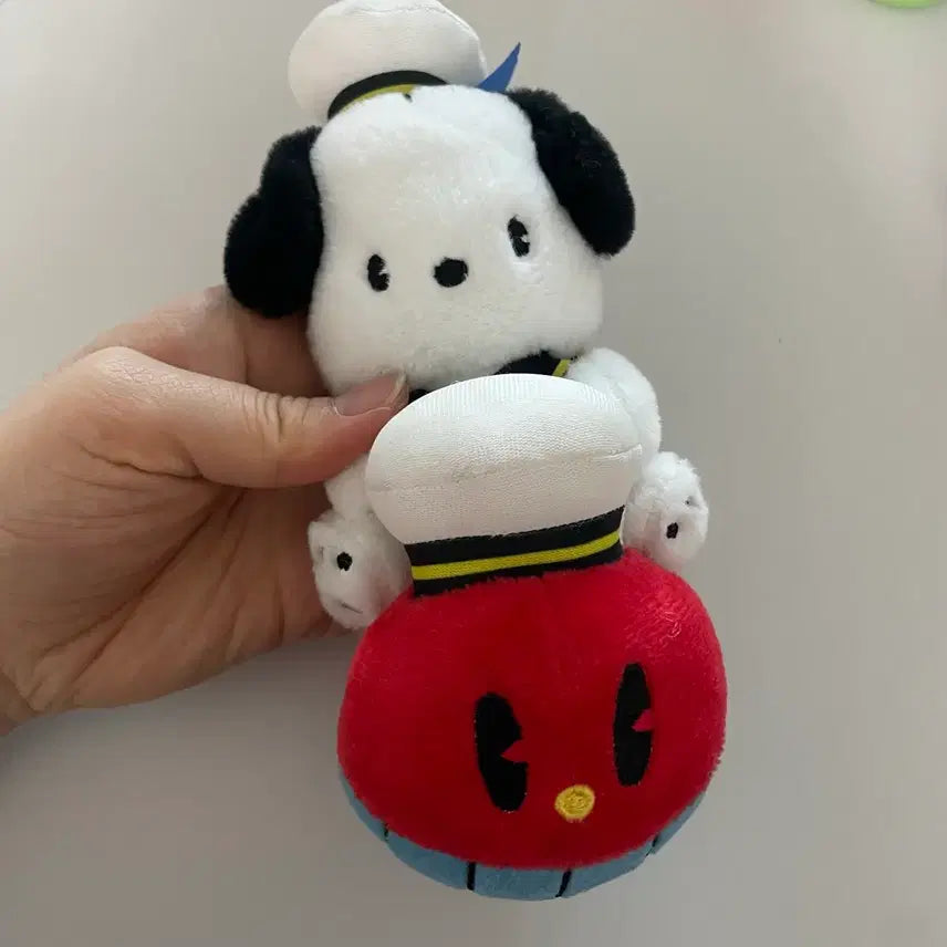 [BUNJANG] Sanrio x Ototto Pochacco Mascot Keyring Plush / 산리오 옷톳토 콜라보 포차코 마스코트 키링 인형