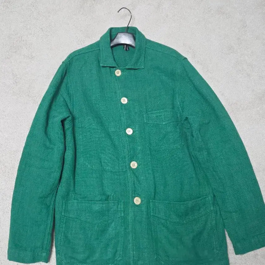[BUNJANG] Drakes Linen Chore Jacket 38 / 드레익스(drakes) 린넨초어 쟈켓 38