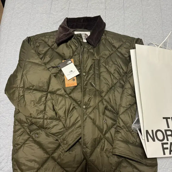 [BUNJANG] The North Face White Label Fluffy Heat Jacket Khaki / [M]노스페이스 화이트라벨 플러피 히트 자켓 카키