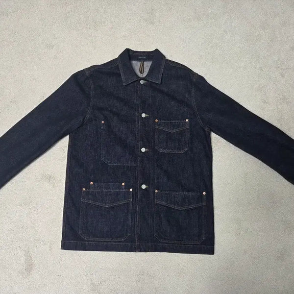 [BUNJANG] Drake's Denim Chore Jacket (One Wash, Size 40) / 드레익스 데님초어 원워시 40