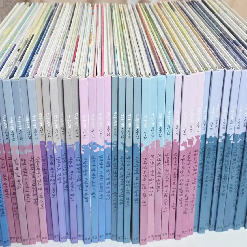 [BUNJANG] Woongjin Idame First Figure Picture Book Complete Set (45 Volumes) / [웅진] 첫인물그림책 이담에 전집 45권