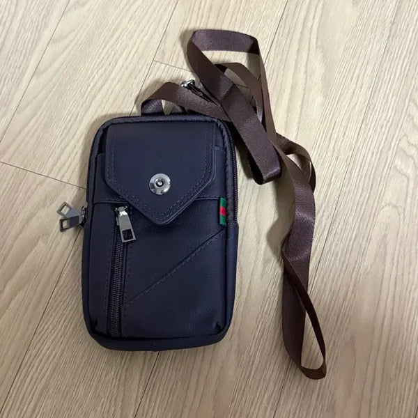 [BUNJANG] Genuine Leather Mini Crossbody Bag / 소가죽 미니 크로스백