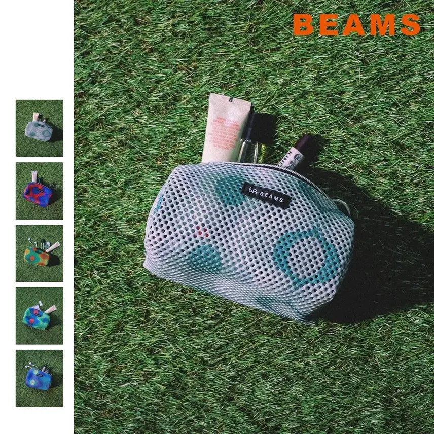 [BUNJANG] BEAMS Mesh Pouch 26SS / 빔즈 메시 포우치 26SS