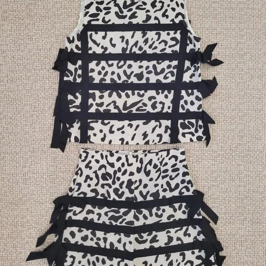 [BUNJANG] GOEN.J Leopard Pattern Setup S (Top/Bottom) / GOEN.J 레오파드 패턴 셋업S(상의/하의)