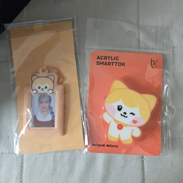 [BUNJANG] IVE Liz Minive Cheese Photocard Holder Grip Tok / 아이브 리즈 미니브 치즈 증사홀더 그립톡