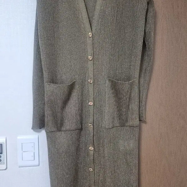 [BUNJANG] MOJO.S.FINE Gold Button Long Cardigan / 모조에스핀 여름롱가디건 55