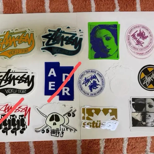 [BUNJANG] Assorted Brand Logo Stickers / 브랜드 로고 스티커 | 스투시, 아디다스 외