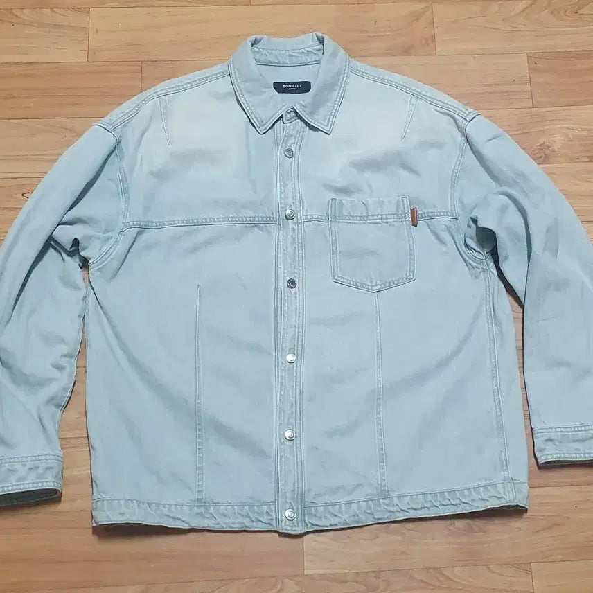 [BUNJANG] Songzio Homme Origin Paris Denim Jacket Light Blue Men's Size 100 / 송지오옴므 오리진 파리 데님 자켓 라이트 블루 남자100 상태베리굿 구제