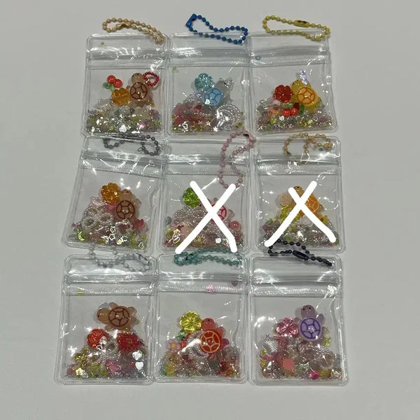 [BUNJANG] Lucky Turtle Beaded Keychain / 행운거북이 비즈키링