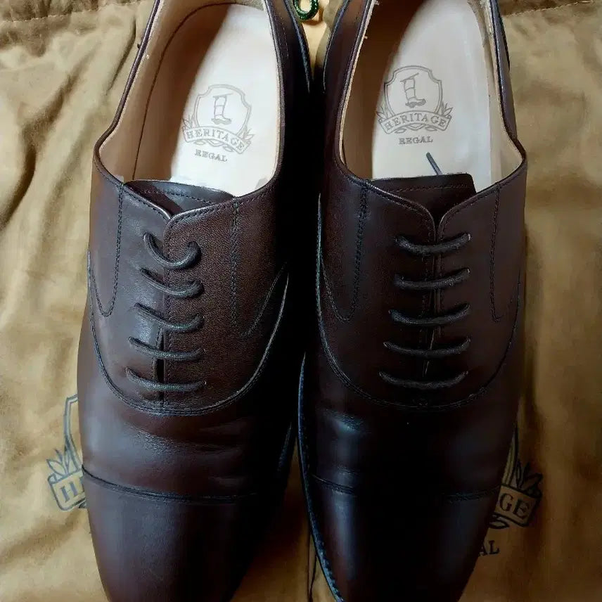 [BUNJANG] Regal Heritage Oxford Shoes Dark Brown / 금강 리갈 헤리티지 옥스포드 구두 다크 브라운 260