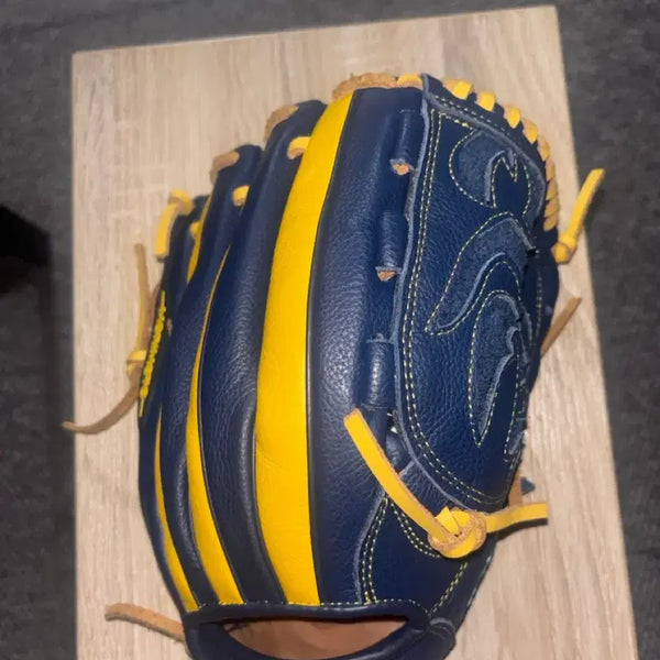 [BUNJANG] Morimoto Baseball Glove Navy/Yellow / 모리모토 야구 글러브 네이비/옐로우