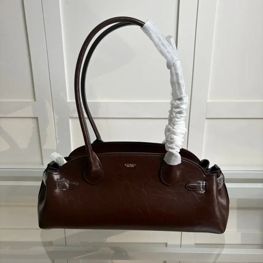 [BUNJANG] Coach Leather Shoulder Tote Bag / 코치 숄더 겸 토트백