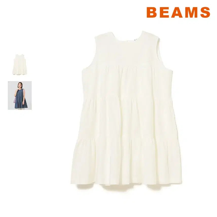 [BUNJANG] Ray Beams Raybeams Jimflex Tiered Sleeveless Tunic / 빔즈 레이 짐플렉스 티어드 민소매 튜닉
