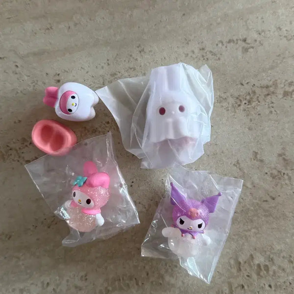 [BUNJANG] My Melody Kuromi Gachapon Figures Set of 4 / 마이멜로디 쿠로미 가챠 4개
