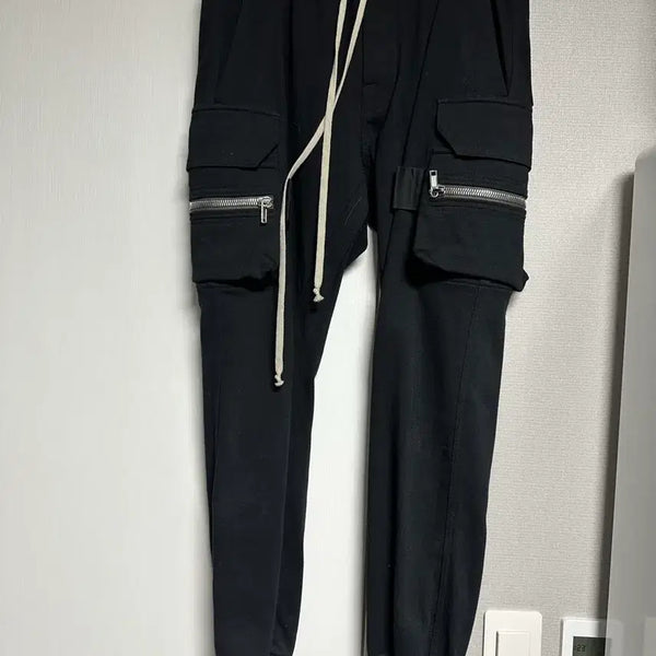 [BUNJANG] Rick Owens Mastodon Cargo Jogger Pants / 릭오웬스 마스토돈 카고 조거 52 블랙 상태최상