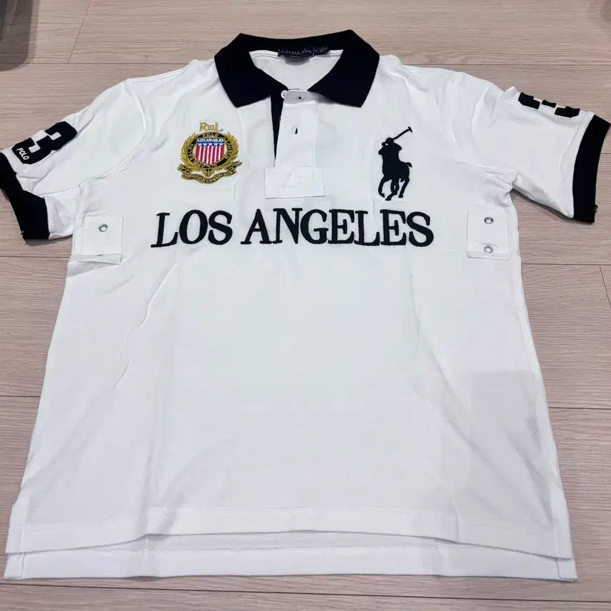[BUNJANG] Polo Ralph Lauren LA Short Sleeve Polo Shirt White / 폴로 랄프로렌 LA 반팔 카라티 화이트