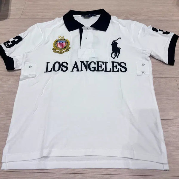 [BUNJANG] Polo Ralph Lauren LA Short Sleeve Polo Shirt White / 폴로 랄프로렌 LA 반팔 카라티 화이트